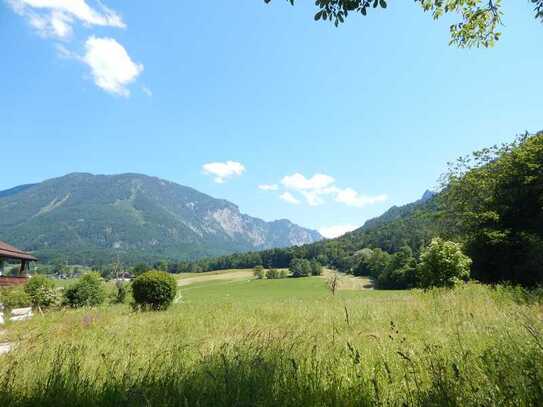 Baugenehmigtes, sonniges Baugrundstück in Bayerisch Gmain, im Berchtesgadener Land - kein Bauzwang