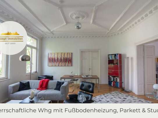 ** Einmalige Gelegenheit im Bachviertel | Herrschaftliche Etagenwohnung in freistehender Villa **