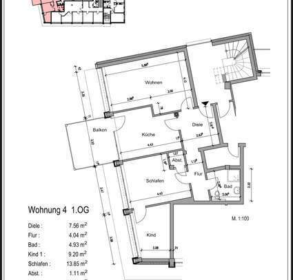 Vollständig renovierte 2,5-Raum-Wohnung mit Balkon in Oelde