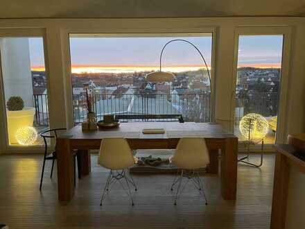 Reserviert: Über den Dächern der Stadt: Exklusive Dachterrassenwohnung mit Weitblick