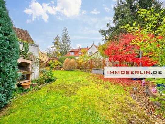 IMMOBERLIN.DE - Apartes Einfamilienhaus mit herrlichem Südgarten in angenehmer Lage