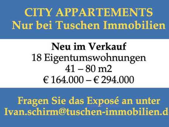 -I| City Appartements || Großzügiges 1-Zimmer-Studio mit KDB || Total Zentral |I-