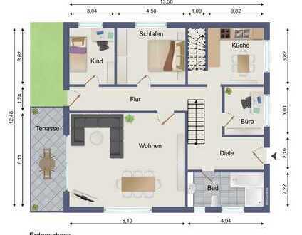 Zweifamilienhaus mit großem Garten in Mörel zu verkaufen.