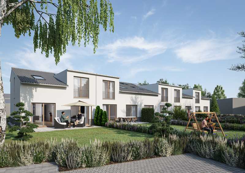 Neubau-Reihenmittelhaus auf dem Frankfurter Berg mit Garten & Stellplatz - provisionsfrei