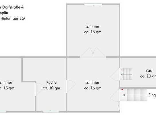 3-Zimmer-Wohnung in Röddelin (Templin)