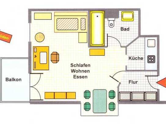 Zentral gelegenes, helles Apartment im Herzen von Ebersberg ab 01.12.2024 zu Vermieten