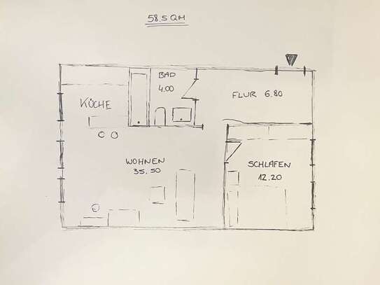 Gepflegte 2,5-Zimmer-Wohnung in Darmstadt