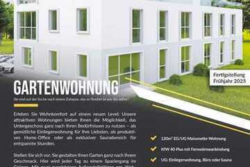 Gartenwohnung - Sie sind auf der Suche nach einem Zuhause, das so flexibel ist wie Sie selbst?