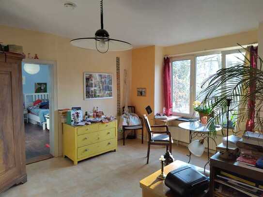gemütliche Wohnung mit Okerblick und Garten in City-Nähe
