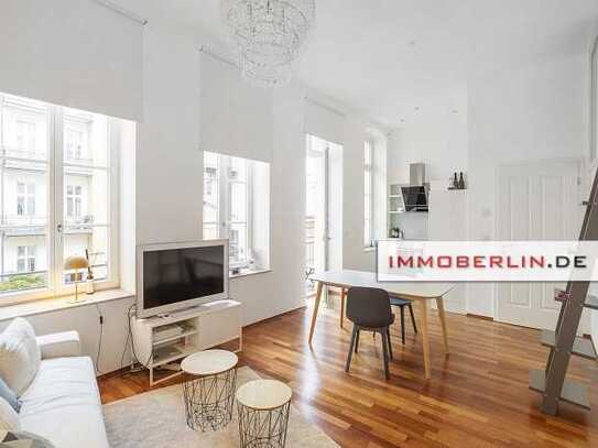 IMMOBERLIN.DE – Toplage! Sehr charmante Altbauwohnung mit Balkon, Lift & Loftflair