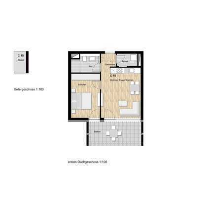 2-Zimmer Neubauwohnung mit Balkon