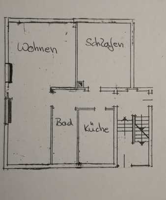 Modernisierte 2,5-Zimmer-Dachgeschosswohnung in Walldorf