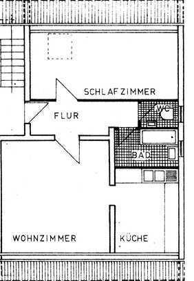 Stilvolle, gepflegte 2-Raum-DG-Wohnung in Kelsterbach