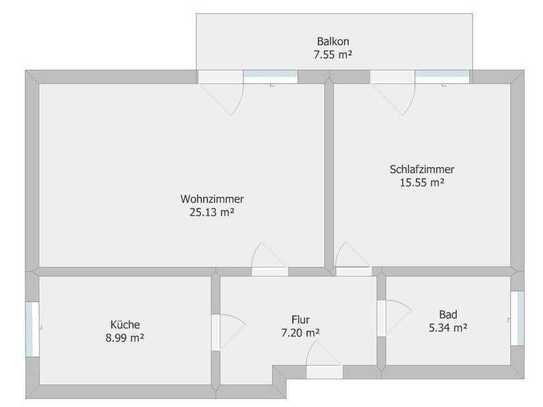 Geschmackvolle, neuwertige 2-Zimmer-Wohnung mit gehobener Innenausstattung mit EBK in Pforzheim