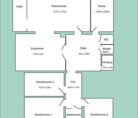 Gehobene 5-Zimmerwohnung in Bothfeld mit Blick auf den Mittellandkanal