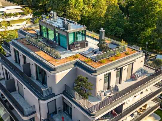 Penthouse mit 360°-Dachterrasse nahe Englischer Garten