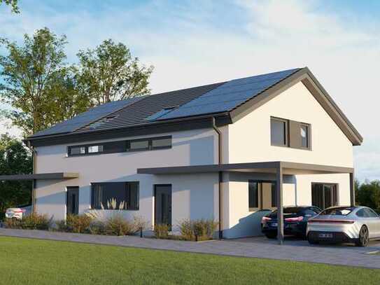 Bezugsfertige Doppelhaushälfte KFW 55 inkl. Keller in Brackenheim-Hausen, alles drin!!!