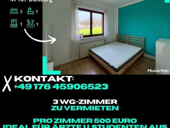 Ärzte, Studenten, Ingenieure und WG-Liebhaber aufgepasst! Möblierte WG-Zimmer zu vermieten !