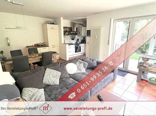 Hochwertige Maisonettewohnung mit Tageslichtbad, Einbauküche und Terrasse in Trier-Ruwer mit super L