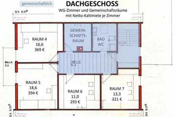4 WG-Zimmer in geräumigem Haus in Kusterdingen zu vermieten