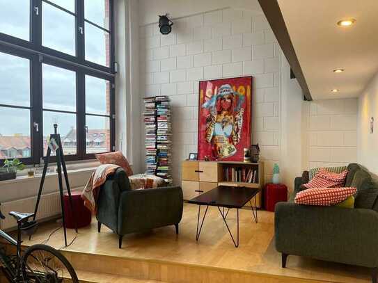 Stilvolle 2-Raum-Maisonette-Wohnung mit gehobener Innenausstattung in Leipzig