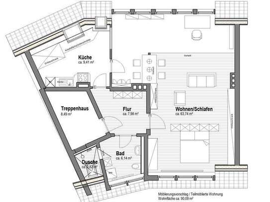 Renovierte 2-Zimmer-Wohnung in Soest