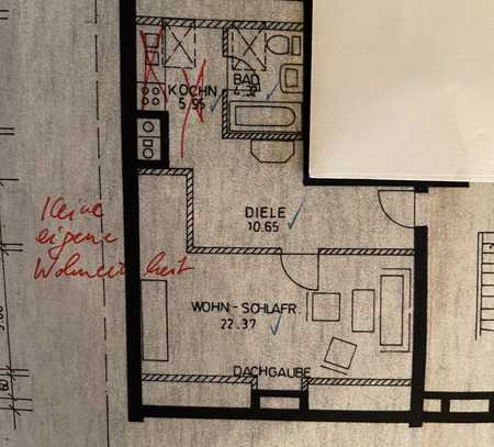 Gepflegte 2-Zimmer-Dachgeschosswohnung in Alling