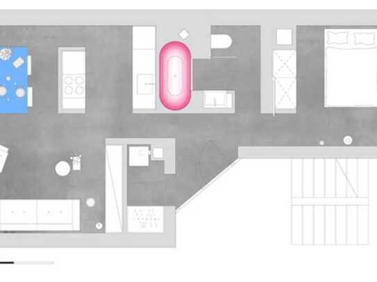 Exklusive, modernisierte 2-Raum-Wohnung mit Balkon und EBK in Krefeld