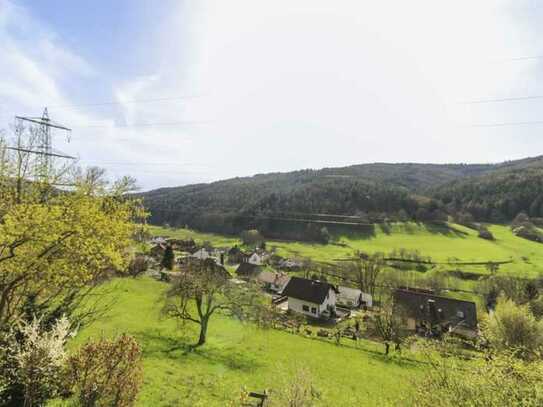 Wohnen mit Grün: EFH mit Potenzial für ZFH und toller Aussicht in naturnaher Lage von Oberzent