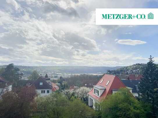 1 bis 2-Zi.-Wohnung mit traumhaftem Blick 
über Esslingen