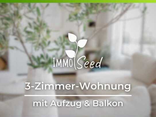 Tolle 3-Raum-Wohnung mit Balkon und Aufzug im 4. OG in zentrumsnaher Lage