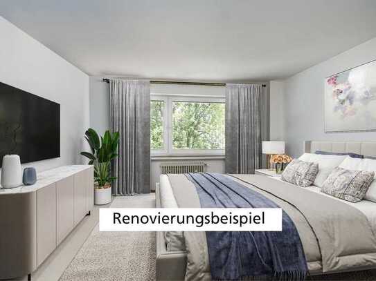 direkt auf der RÜ: offen geschnittene 2 Zimmer Wohnung mit Aufzug