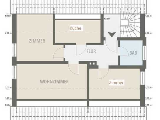 Erstbezug nach Sanierung!! 3 Zimmer Wohnung in Sieboldshausen