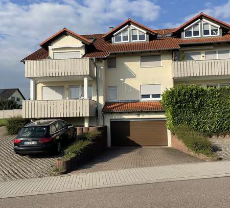 Sehr schöne helle 2-Zimmer-Wohnung mit Terrasse & Balkon in Kirchardt