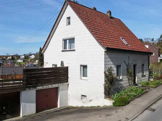 Einfamilienhaus mit Dachterrasse
und Garten, zum Verwirklichen Ihrer Wohnträume