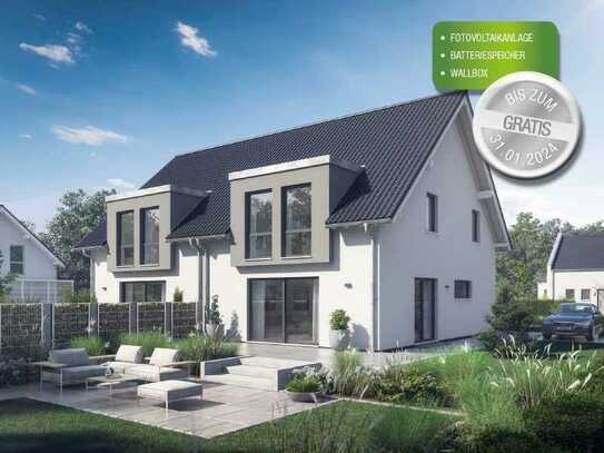 Modernes Doppelhaus für gehobenes Wohnen in 01665 Röhrsdorf