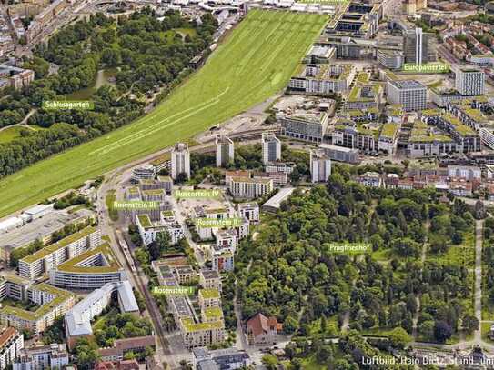 Grün und urban wohnen − 2-Zimmer-Wohnung in Stuttgart