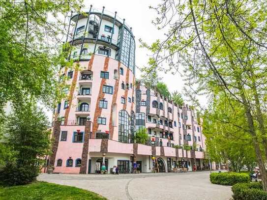 Büro im "Hundertwasserhaus" mit Fullservice