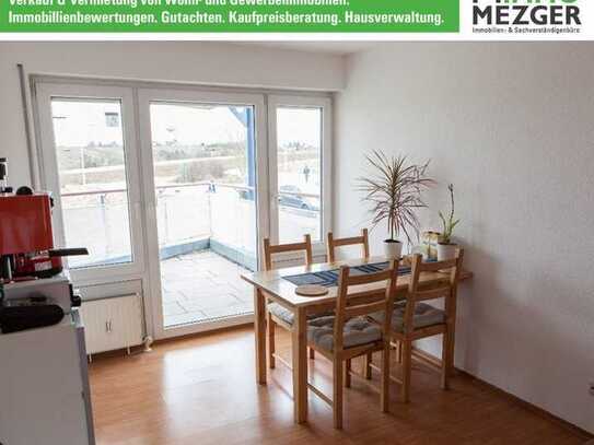 ++Sehr ruhige Wohnung für den Neuanfang oder als Pendlerdomizil, mit Weitsichtbalkon!!++