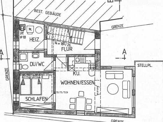 Freundliche und gepflegte 2-Raum-EG-Wohnung als Gewerberäume / an Pendler bevorzugt