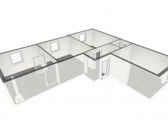 Schöne und modernisierte 3,5-Raum-DG-Wohnung in Hagen