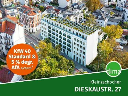 KfW-40-Neubau am Volkspark! DG-Traum mit Weitblick, 2 Dachterrassen, 2 TL-Bädern, HWR, Aufzug u.v.m.