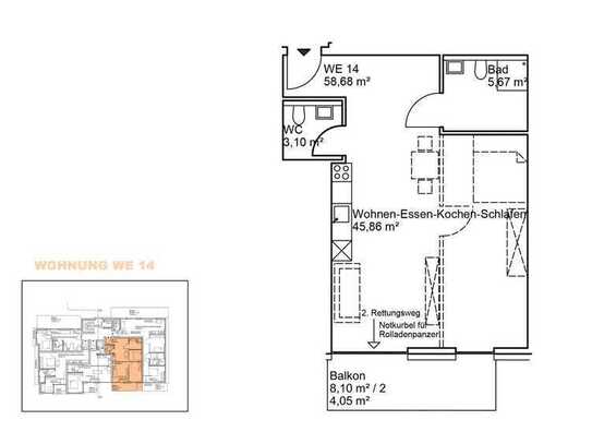 Penthousewohnung in Sossenheim - KFW40 *** Sehr Attraktive Kaptalanlage ***