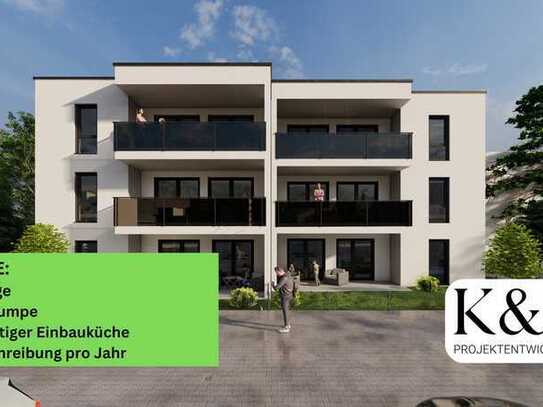 Exklusive 4-Zimmer-Wohnung mit Balkon inkl. PV-Anlage und Wärmepumpe in Bendorf - W3