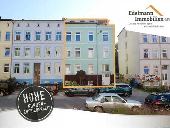 MFH - Ist-Miete ca. 30,3 T. € p.a. - 5 Whg. & Hofgebäude - 3 Whg. mit Balkon - DG Whg. mit Dachterr.