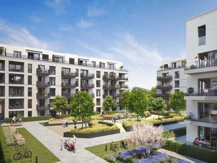 PANDION COSY: Zuhause in naturnaher Ruhe und urbanem Komfort – Moderne 2-Zimmer-Wohnung mit Balkon