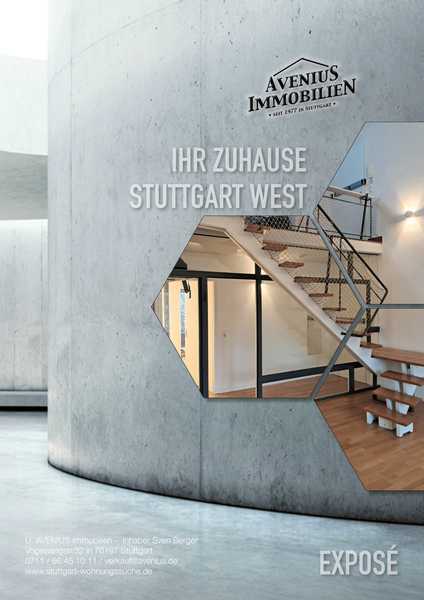 Aussergewöhnliche Wohnung - Stuttgart-Mitte / West mit 2x Balkon