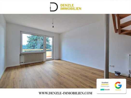 Erstbezug nach Sanierung: Schicke 3-Zi.-Maisonette-Whg. in ruhiger Lage mit Balkon & Garage