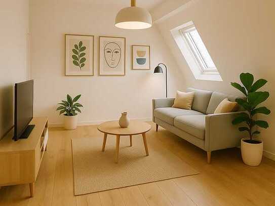 Umfangreich sanierte Dachgeschosswohnung mit Weitblick