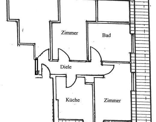 3-Zimmer-Wohnung im Dachgeschoss